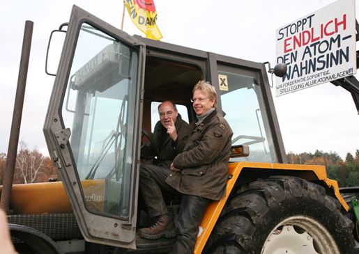 Gregor Gysi bei den Wendland-Protesten 2010