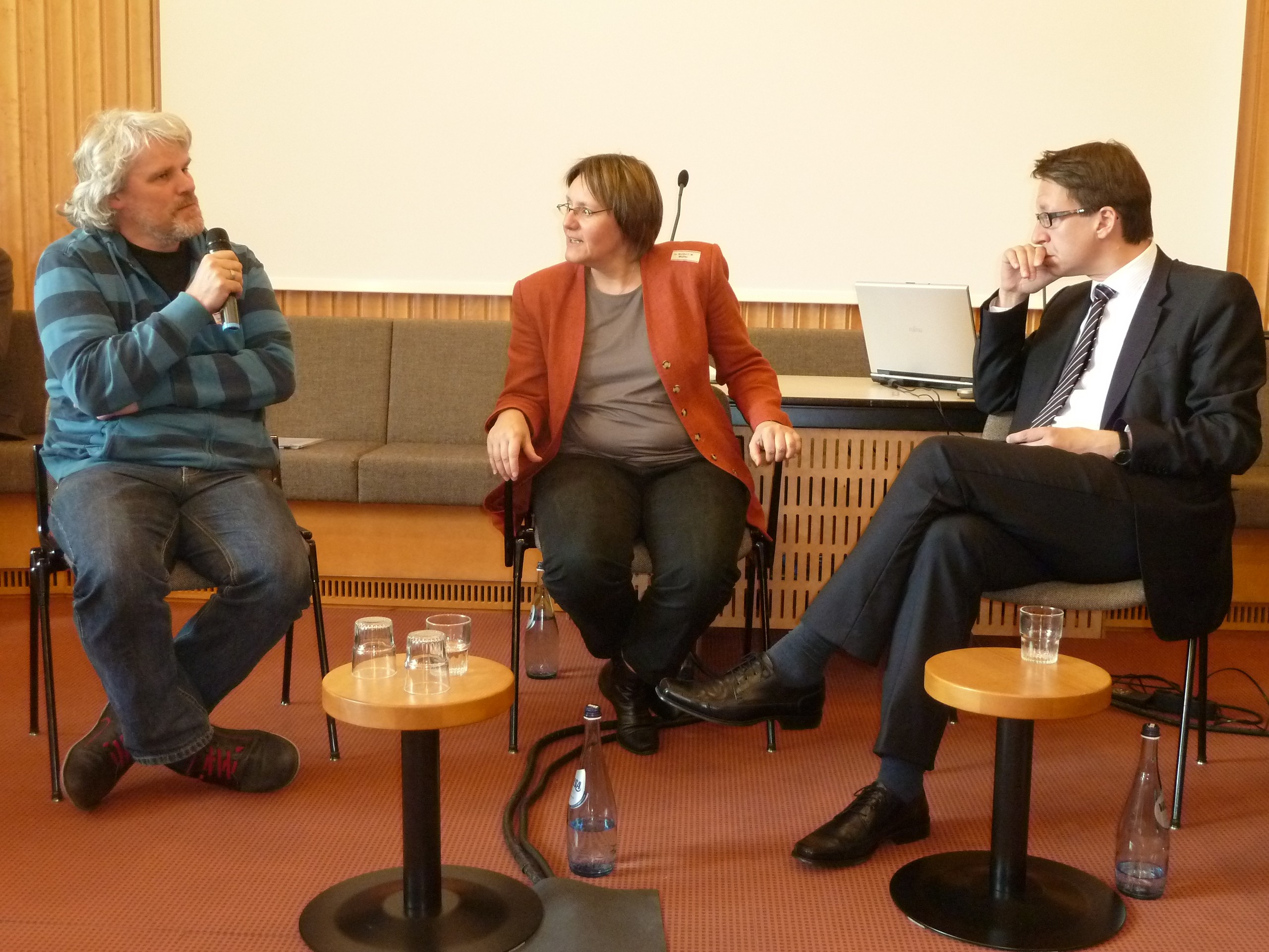 Von links: Jochen Stay, Dr. Monika Müller, Dr. Stefan Birkner (Foto: D. Schaarschmidt) stay mller birkner