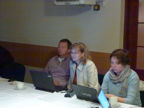 Johanna bei der BürgerInnenversammlung in Lebork Johanna bei der BürgerInnenversammlung in Lebork